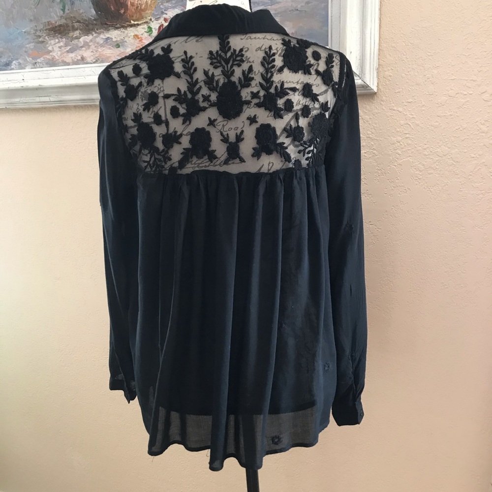 Zara black blouse - Picture 4 of 6